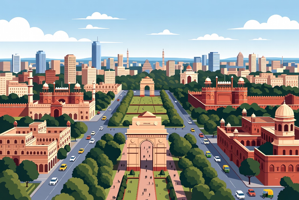 Delhi illustration