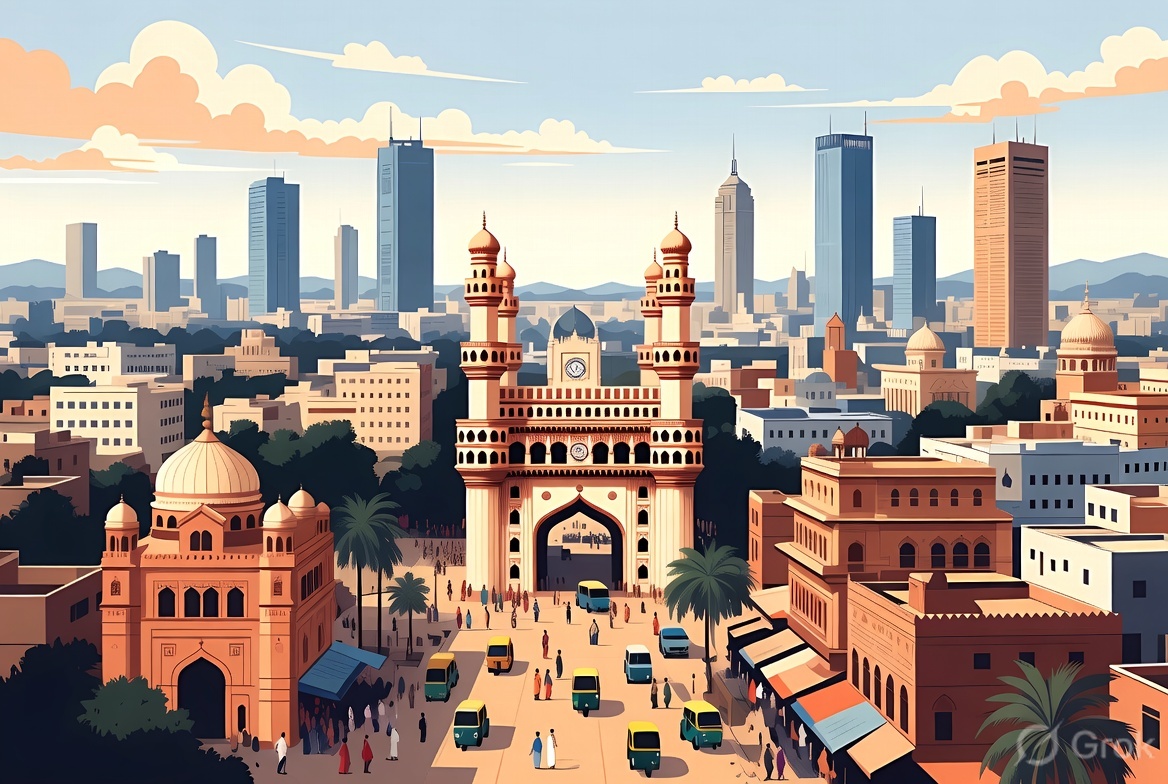 Hyderabad illustration